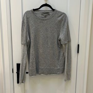 Mens M Michael Kors long Sleeve Grey shirt